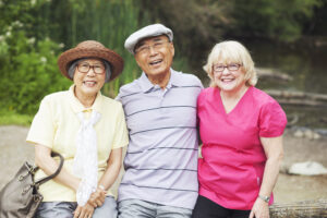 Older couple with Nurse Next Door Caregiver